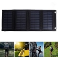 Miniatyrbild 2 av 8: Solpanelsladdare, Solar Power Bank, 20W 5,5V hopfällbar bärbar Solcellsladdare med stark power , för utomhusbruk, camping, resor (MP04B)