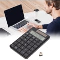 Miniatyrbild 5 av 8: Nummerplatta med miniräknare Nummerplatta Knappsats Kalkylator Abs-kalkylator Nummerplatta Kalkylator Funktion 29 tangenter 2,4Ghz trådlös USB Plug And Play