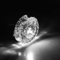 Miniatyrbild 6 av 7: Kristall Led Downlight Kristall Spotlights Tak Glas Rostfritt Stål 3W Led Tak Infälld Downlight Belysningsarmatur Lampa Spot Light Hem