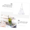 Miniatyrbild 6 av 8: Fågelmatare Fågelbur Mathållare Utanför fönster Wild Birdfeeder Hängande fågelmatningsbricka Hängande fågelhusmatare utomhusbehållare