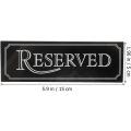 Miniatyrbild 3 av 8: 4st Matbord Konferensrum Reservationsskylt Bordsskyltar Reserverade skyltar för fest Reserverat bordskort Reserverade skyltar för bord