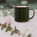 Miniatyrbild 4 av 8: Campingkoppar Metal Emalj Kaffe Te Mugg, Camping Mugg Emalj Drickskoppar Te Kaffe Mugg Muggar Koppar för familj, resor, kontor, camping