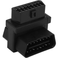 Miniatyrbild 7 av 7: Obd Splitter Adapter Obdii Kabelomvandlare Abs Adapter 16 Pin hane till 2 hona Plug and Play splitter kontakt för diagnostisk förlängare