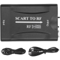 Miniatyrbild 1 av 7: Scart Till Rf Adapter Rf Modulator Abs Scart Till För Rf Video Adapter För Rf 67.25Mhz 61.25Mhz Output Converter För Tv Box