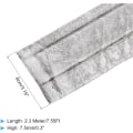 Miniatyrbild 3 av 6: 1stk flexibel stång prydnadsremsa 8 fot x 4 "flexibel basebar dekorativ list självhäftande väggkant skumform för hus kontor och hotell