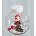 Miniatyrbild 8 av 8: Santa Claus String Lights Jul Santa Claus Dekorationer Strängljus Globe String Lights Santa Style Powered Säker PVC Jul String