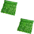 Miniatyrbild 1 av 8: 2 st Grönt staket Spaljé Staket Staket Gräs Väggpaneler Sekretess Häckskärm Konstgjord murgröna Sekretessstaket Sekretessstaket Faux Greenery Leaf
