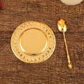 Miniatyrbild 8 av 8: 1 set set i europeisk stil Fat Dräneringsställ Tårta Cupcake-ställ Gyllene serveringsbricka Rund mattallrik Bröllopscupcake-ställ Mat