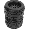 Miniatyrbild 1 av 8: Däck för RC-lastbilar, vägande ojämn struktur Robusta sexkantiga hjul för RC-lastbilar Utmärkt grepp med 14 mm för ojämna vägar (Typ A-nav)