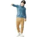 Miniatyrbild 1 av 8: Människor Figuriner 1:64 Skala Man Action Figur Diorama Modell Harts Tiny Man Staty Miniatyr Människor Figurer Gör-det-själv Sandbord Layout Modell för