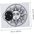 Miniatyrbild 3 av 8: Utomhus picknickmatta Picknickmattor Utomhus picknickdyna Vikbar picknickmatta Utomhusfilt Picknickfilt Moon