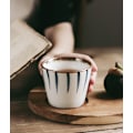 Miniatyrbild 5 av 6: Keramisk retro kaffemugg Vintage vattenkopp Keramisk tekopp