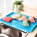 Miniatyrbild 3 av 4: Avloppsställ Kök Plast Diskavloppsbricka Stor diskbänk