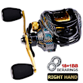 Miniatyrbild 1 av 5: Fiskrulle Water Drop Magnetic Brake System 18+1 axel
