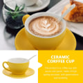 Miniatyrbild 6 av 6: 1 set hushållens utsökta kaffekopp skålen keramisk kopp