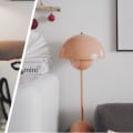 Miniatyrbild 4 av 4: Moderna järn blomkruka bordslampor för sovrum vardagsrum