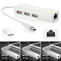 Miniatyrbild 2 av 6: USB-C/TYPE-C till ETHERNET LAN Internet RJ45-kabeladapter