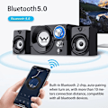 Miniatyrbild 3 av 6: Hemmabiosystem Datorhögtalare Desktop Bluetooth