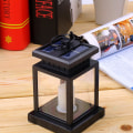 Miniatyrbild 3 av 5: Utomhusljuslykta Solar Powered Light Garden Yard Wall