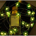 Miniatyrbild 4 av 5: LED koppartrådsbelysning jul Thanksgiving Festival, Colorful four-leaf clover