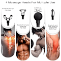 Miniatyrbild 4 av 5: Massagepistol 16mm Deep Tissue Percussion Muskelmassage för