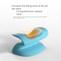 Miniatyrbild 5 av 5: S-formad enkelnackskudde, säng Sömnkudde Memory Foam , Blue