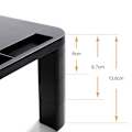 Miniatyrbild 6 av 6: Justerbar ABS Bordshylla Sockel Monitor Stativ Dator