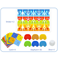 Miniatyrbild 3 av 6: Stacking Blocks Balanseringsspel Sortering Toy Balancing Toy