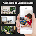 Miniatyrbild 5 av 6: Mini wifi med infraröd nattseende 2-vägs ljudrörelse