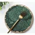 Miniatyrbild 5 av 5: Marmor Förvaringsbricka Grön Smycken Display Plate Halsband