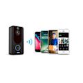 Miniatyrbild 5 av 6: Smart WiFi videodörrklocka Kamera Visual Intercom Night