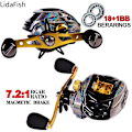 Miniatyrbild 2 av 6: Högerhand10KG Max Drag Baitcasting Rulle 17+1 Kullager