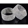 Miniatyrbild 3 av 5: Helkristall Rhinestone elastiskt armband, armband Bling