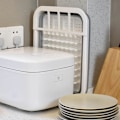 Miniatyrbild 4 av 6: Hopfällbart diskställ Torkställ Bärbar organizer för serviser