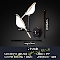 Miniatyrbild 2 av 5: Zinklegering Modern Creative Led Bordsljus Designer Sovrum
