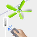 Miniatyrbild 2 av 6: Fjärrkontroll Timing USB Takfläkt Luftkylare USB fläktar