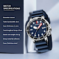 Miniatyrbild 2 av 5: Herrklockor Mode Analog Quartz Watch With Date Military