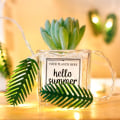Miniatyrbild 4 av 5: Led Nordic Home Light String, Turtle Leaf Ornament Green Pine Needle String Lights