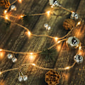 Miniatyrbild 1 av 5: Julbelysning Led Stringljus, Juldekoration Silver 2 meters 20 lights