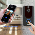 Miniatyrbild 1 av 6: Smart WiFi videodörrklocka Kamera Visual Intercom Night