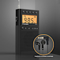 Miniatyrbild 3 av 6: FM Radio 64 108 MHZ Mini Bärbar Skrivbord LCD Display ATS