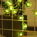 Miniatyrbild 1 av 5: LED koppartrådsbelysning jul Thanksgiving Festival, Colorful four-leaf clover