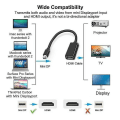 Miniatyrbild 2 av 5: (svart) Mini Display Port Till HDMI Mini Dp Thunderbolt