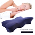 Miniatyrbild 2 av 5: Butterfly Memory Foam Kudde, Multi-directional Red
