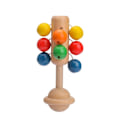 Miniatyrbild 1 av 6: Toy Hand Rattle 1st Trä Interactive Babies Toy For