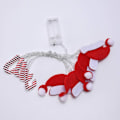 Miniatyrbild 3 av 5: Led Cane String Lights, Christmas Hat Battery Box String Red crutch