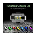 Miniatyrbild 4 av 5: 4 st 7 Färger Drönare Stroboskopljus USB LED Anti-kollision Cykel Bakljus Drönare Nattflygning Mini Signalblixt