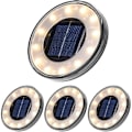 Pikkukuva 1 / 3: 4 kpl LED-aurinkovaloja, Tomshine 12 LED-aurinkovaloa ulkokäyttöön, vedenpitävä IP68