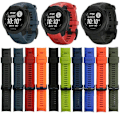Miniatyrbillede 2 af 5: Urrem til Garmin Instinct Band Silikone Udskiftningsrem Armbånd 22mm grey
