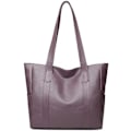 Miniatyrbillede 1 af 6: Dametasker, Damehåndtaske, Dame Crossbody Tasker, PU Læder, Dame Skuldertaske 01-morado